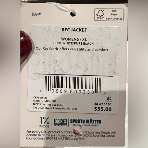 DSG - NWT - XL - Black and White Women's Jacket - Picture 5 of 9